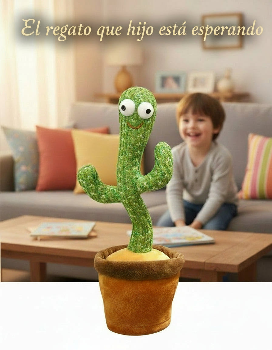Cactus bailarines y juguetes interactivos parlantes
