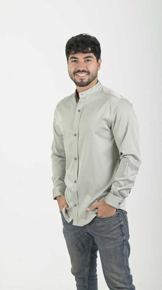 Gray helmet for bikers