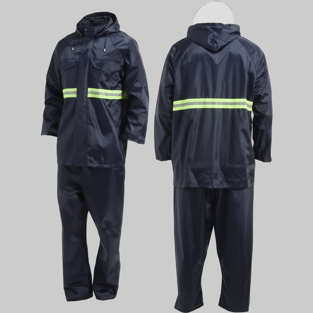 Traje Impermeable 2 Piezas Con Reflectiv